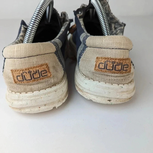 Hey Dude Wally Linen Casual Shoes 10 - Picture 5 of 10